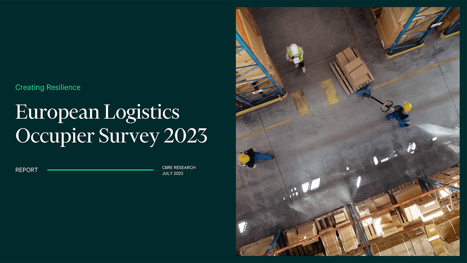 European Logistics Occupiers Survey 2023 cover